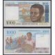 MADAGASCAR 1000 FRANCOS 1994 PESCADORES y NATIVO Pick 76.B BILLETE SC Africa UNC BANKNOTE 1000 Ariary