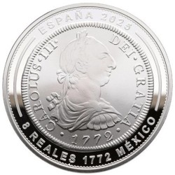 . 1 aaaaaaaaacoin @ESTUCHE con 3 MONEDAS@ ESPAÑA 10 EUROS 2025 MEXICO JOYAS DEL MUSEO CASA DE LA MONEDA 8 REALES PLATA FNMT