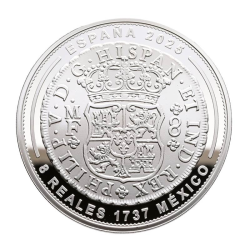 . 1 aaaaaaaaacoin @ESTUCHE con 3 MONEDAS@ ESPAÑA 10 EUROS 2025 MEXICO JOYAS DEL MUSEO CASA DE LA MONEDA 8 REALES PLATA FNMT
