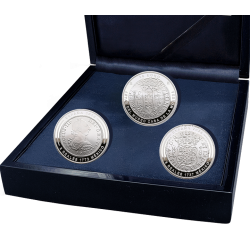 . 1 aaaaaaaaacoin @ESTUCHE con 3 MONEDAS@ ESPAÑA 10 EUROS 2025 MEXICO JOYAS DEL MUSEO CASA DE LA MONEDA 8 REALES PLATA FNMT