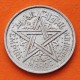 MARRUECOS 1 FRANCO 1951 ESTRELLA EMPIRE CHERIFIEN KM.46 MONEDA DE ALUMINIO SC- Morocco
