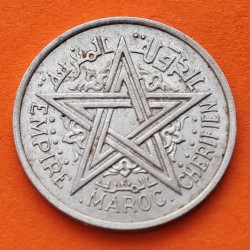 MARRUECOS 1 FRANCO 1951 ESTRELLA EMPIRE CHERIFIEN KM.46 MONEDA DE ALUMINIO SC- Morocco