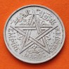 MARRUECOS 1 FRANCO 1951 ESTRELLA EMPIRE CHERIFIEN KM.46 MONEDA DE ALUMINIO SC- Morocco