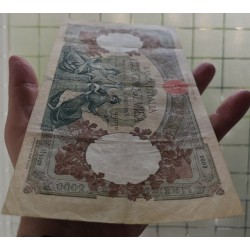 . @PVP NUEVO 1.200€@ ITALIA 5000 LIRAS 1961 REGINE DEL MARE Pick 85.A BILLETE MUY CIRCULADO Italy 5000 Lire BANCONOTA