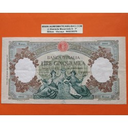 . @PVP NUEVO 1.200€@ ITALIA 5000 LIRAS 1961 REGINE DEL MARE Pick 85.A BILLETE MUY CIRCULADO Italy 5000 Lire BANCONOTA