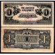 JAPON 1 DOLAR 1942 OCUPACION DE MALASIA FRUTOS 2ª Guerra Mundial Pick M5C BILLETE SC Japanese Occupation WWII MALAYA