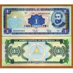 NICARAGUA 1 CORDOBA 1995 FRANCISCO HERNANDEZ DE CORDOBA Pick 173 BILLETE SC UNC BANKNOTE