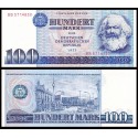 ALEMANIA DEMOCRATICA 100 MARCOS 1975 KARL MARX Serie BB Pick 31A BILLETE SC @ESCASO@ DDR Germany RDA 100 Mark