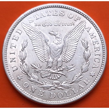ESTADOS UNIDOS 1 DOLAR 1921 MORGAN KM.110 MONEDA DE PLATA EBC USA $1 Dollar Coin @ULTIMO AÑO DE FABRICACION@ R/5