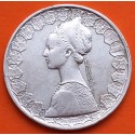 ITALIA 500 LIRAS 1959 DAMA y LAS 3 CARABELAS DE CRISTOBAL COLON KM.98 MONEDA DE PLATA MBC+ Italy 500 Lire silver