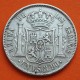 ESPAÑA Reina ISABEL II 1 ESCUDO 1867 Ceca de MADRID KM.626.1 MONEDA DE PLATA @ESCASA@ Spain silver coin