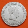 . @RARA@ ESPAÑA Rey FERNANDO VII 4 REALES 1823 SP Ceca de BARCELONA Tipo CABEZON MONEDA DE PLATA Spain coin