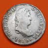 . @MUY RARA@ ESPAÑA Rey FERNANDO VII 2 REALES 1812 HJ Ceca de MÉXICO KM.93.3 MONEDA DE PLATA Ferdin VII Dei Gratia