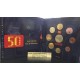BELGICA CARTERA OFICIAL EUROS 2003 BU SET 1+2+5+10+20+50 CENTIMOS 1 EURO + 2 EUROS 2003 SC MONEDAS DISEÑO TIPO 1