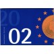 HOLANDA CARTERA OFICIAL EUROS 2002 BU SET 1+2+5+10+20+50 CENTIMOS 1 EURO + 2 EUROS 2002 SC REINA BEATRIZ
