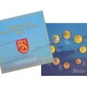 FINLANDIA CARTERA OFICIAL EUROS 2000 BU SET 1+2+5+10+20+50 CENTIMOS 1 EURO + 2 EUROS 2000 SC 8 MONEDAS