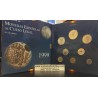 ESPAÑA 1999 CARTERA FNMT SERIE 1+5+10+25+50+100+200+500 PESETAS 1999 MONEDAS SIN CIRCULAR JUAN CARLOS I