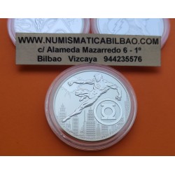. 1 coin @18/NOV ENVIO@ NIUE 2 DOLARES 2022 GREEN LANTERN DC COMICS The Justice League 6ª MONEDA DE PLATA ONZA Oz