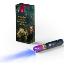 . 1 aaaaaaaaaacoin @ENVÍO HOY@ AUSTRIA LINTERNA de LUZ ULTRAVIOLETA para MONEDAS 3 EUROS 2025 TROLL CRIATURAS MÁGICAS