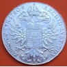 . 0,75 Onzas @LIMPIADA@ AUSTRIA 1 THALER 1780 MARIA TERESA - REACUÑACIÓN OFICIAL KM.T1 MONEDA DE PLATA silver coin OZ R/2
