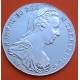 . 0,75 Onzas @LIMPIADA@ AUSTRIA 1 THALER 1780 MARIA TERESA - REACUÑACIÓN OFICIAL KM.T1 MONEDA DE PLATA silver coin OZ R/2
