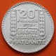 FRANCIA 20 FRANCOS 1938 BUSTO DE DAMA Ceca de TURIN KM.879 MONEDA DE PLATA EBC+ France 20 Francs silver R/2