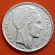 FRANCIA 20 FRANCOS 1938 BUSTO DE DAMA Ceca de TURIN KM.879 MONEDA DE PLATA EBC+ France 20 Francs silver R/2