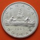 CANADA 1 DOLAR 1965 INDIOS EN CANOA KM.64.1 MONEDA DE PLATA EBC $1 Dollar silver 0,60 ONZAS