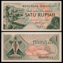 INDONESIA 1 RUPIA 1961 MUJERES EN CAMPO DE ARROZ Pick 78 BILLETE SC 1 Rupiah UNC BANKNOTE