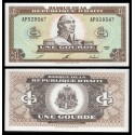 HAITI 1 GOURDE 1992 GENERAL TOSSANT LOUVERTURE Pick 259A BILLETE SC UNC BANKNOTE Une Gourde