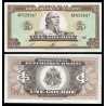 HAITI 1 GOURDE 1992 GENERAL TOSSANT LOUVERTURE Pick 259A BILLETE SC UNC BANKNOTE Une Gourde