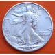 ESTADOS UNIDOS 1/2 DOLAR 1945 S WALKING LIBERTY KM.142 MONEDA DE PLATA MBC @ESCASA@ USA silver Half Dollar WWII