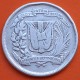 @ESCASA@ REPUBLICA DOMINICANA 1/2 PESO 1952 DAMA KM.21 MONEDA DE PLATA MBC- Dominican Republic