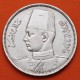 EGIPTO 10 PIASTRAS 1939 REY FAROUK 2ª GUERRA MUNDIAL KM.367 MONEDA DE PLATA MBC- Egypt WWII