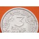 . @MUY RARA@ ALEMANIA 3 REICHMARK 1931 A AGUILA y VALOR República del Weimar KM.74 MONEDA DE PLATA MBC Germany 3 Marks