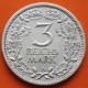 . @MUY RARA@ ALEMANIA 3 REICHMARK 1931 A AGUILA y VALOR República del Weimar KM.74 MONEDA DE PLATA MBC Germany 3 Marks