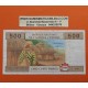 GUINEA ECUATORIAL 500 FRANCOS 2002 EXCAVADORA y TRACTOR **Letra F** Pick 506.F BILLETE MBC- Estados Del Africa Central
