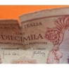 . @PVP NUEVO 95€@ ITALIA 10000 LIRAS 1966 MAYO 20 MICHELANGELO ** ROTURA ** Pick 97 BILLETE MBC- Italy
