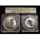 AUSTRALIA 1 DOLAR 1997 KOOKABURRA MONEDA DE PLATA PURA SC $1 Dollar Coin ONZA OZ OUNCE CAPSULA