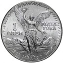 MEXICO 1 ONZA 1983 ANGEL LIBERTAD MONEDA DE PLATA PURA 999 SC Mejico Silver coin OZ OUNCE CÁPSULA