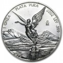 MEXICO 1 ONZA 2002 ANGEL LIBERTAD MONEDA DE PLATA PURA 999 SC Mejico Silver coin OZ OUNCE CÁPSULA