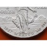 MEXICO 1 ONZA 1987 ANGEL LIBERTAD @MUY RARA@ MONEDA DE PLATA PURA 999 SC Mejico Silver coin OZ OUNCE
