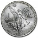 MEXICO 1 ONZA 1990 ANGEL LIBERTAD MONEDA DE PLATA PURA 999 SC Mejico Silver coin OZ OUNCE CÁPSULA
