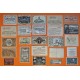 . 24 BILLETES tipo NOTGELD ALEMANIA 10 + 25 + 50 PFENNIG y HELLER 1920 Post 1ª GUERRA MUNDIAL MBC- Germany STADT