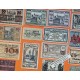 . 24 BILLETES tipo NOTGELD ALEMANIA 10 + 25 + 50 PFENNIG y HELLER 1920 Post 1ª GUERRA MUNDIAL MBC- Germany STADT
