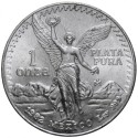 MEXICO 1 ONZA 1982 ANGEL LIBERTAD 1º AÑO DE EMISIÓN MONEDA DE PLATA PURA 999 SC Mejico silver coin OZ OUNCE