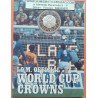 ISLA DE MAN 1 CORONA 1982 MUNDIAL DE FUTBOL ESPAÑA 82 ESCUDOS BLISTER KM.92 MONEDA DE NICKEL SC Crown Isle Of