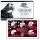 . 2007 UNITED STATES SILVER PROOF SET 50 STATEHOOD QUARTERS 5 monedas ESTADOS UNIDOS 25 CENTAVOS 2007 S 1/4 DOLAR