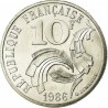 FRANCIA 10 FRANCOS 1986 GALLO Tipo Jimenez LIBERTE EGUALITE FRATERNITE KM.959 MONEDA DE NICKEL SC- France