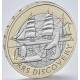 . 1 aaaaaaaaaaacoin @28/NOV. Envío@ INGLATERRA 2 LIBRAS 2025 BARCO - ANTÁRTIDA RRS DISCOVERY MONEDA BIMETÁLICA SC